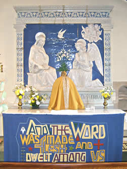 The Word was made flesh and dwelt among us
