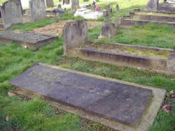 The grave - before
